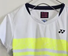 YONEX バドミントン ウェア シャツ ホワイト イエローのサムネイル