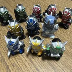 仮面ライダーウィザードすくい人形、指人形11体セット レトロのサムネイル