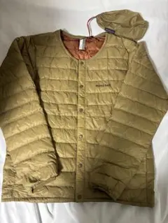 モンベル × ビームス◆スペリオダウン◆ベージュ◆サイズXS 収納袋付