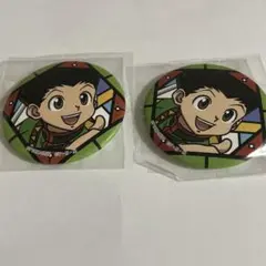 HUNTER×HUNTER 和紙缶バッジ　vol.7 ゴン　2点セット