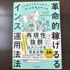 3ヶ月で1万フォロワー・月10万円を叶える 革命的に稼げるインスタ運用法
