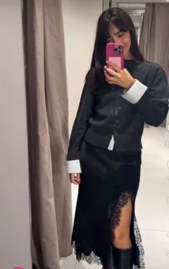 ZARA ザラ　コンビニットカーディガン
