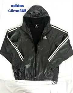 adidas Clima365 ブラックウィンドブレーカー XO - メルカリ