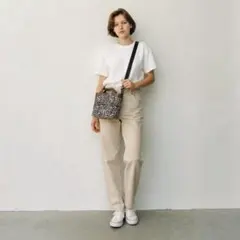 COOCO クーコ ショルダーバッグ レオパード柄 / 肩掛けバッグ ヒョウ柄のサムネイル