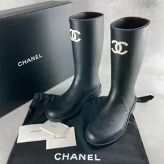 【お値下げ可能‼️値下げ可能❗️】CHANELレインブーツ　カメリア　ココマーク CHANEL シャネル ココマーク カメリア レインブーツ 38｜Yahoo