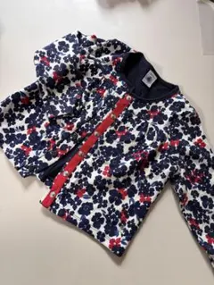 プチバトー　花柄カーディガン 24m/86cm