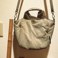 MACARONIC STYLE 2way ショルダーバッグ グレー値段調整あり〇