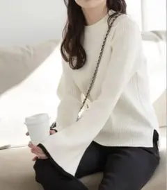 KOBE LETTUCE リブニットトップス ニット 新品未使用