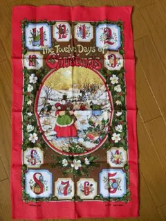 【希少】　キャスキッドソン　クリスマス タペストリー サンタクロース 希少】 キャスキッドソン クリスマス タペストリー サンタクロース