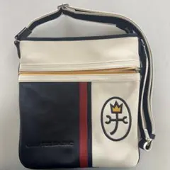 CASTELBAJAC ショルダーバッグ ホワイト/ネイビー