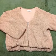 branshes ボアジャケット キャメル130