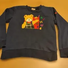 ミキハウス　ネイビートレーナー130　※プロフ確認のサムネイル