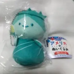 にっこりーノ アメリカのぬいぐるみ 自由の女神 ガチャ