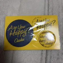 Are You Happy? バッジセット 大小2個
