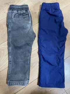 babyGAP グレーデニム＆ネイビー シャカパン セット 95cm 100cm