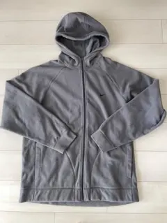 Nike フリース　グレー フルジップ パーカー