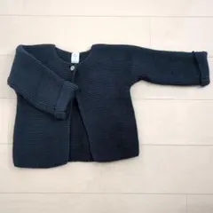 【値下げ】プチバトー　カーディガン　ネイビー