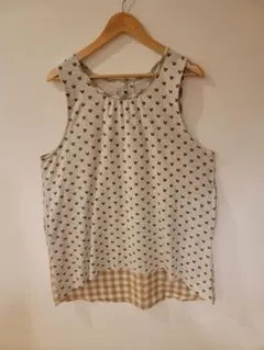 ジャッキー柄チェックエプロン