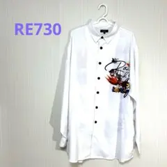 RE730 ビッグシルエット 花柄プリント Mサイズ シャツのサムネイル