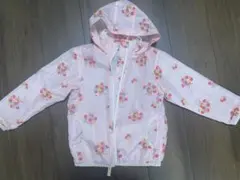 ホットビスケッツ　花柄　ウインドブレーカー　110サイズ