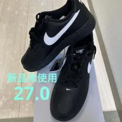 NIKE AIR FORCE 1 ブラック　27.0のサムネイル