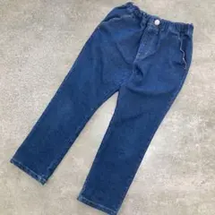 スカラップポケット　きゅんパンツ　130 デニム