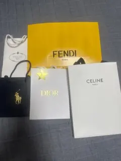 Fendi.Dior★付き.Celine.PRADA.RALPH 紙袋セット