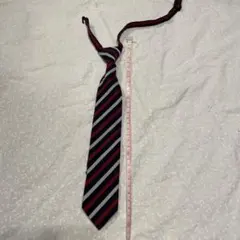 コムサイズム　子供用ネクタイ　赤