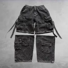00's vintage ギミック　ショートカーゴ　アーカイブ　y2k グランジ 00's vintage ギミック ショートカーゴ アーカイブ y2k グランジ