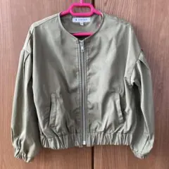 GLOBAL WORK キッズ　120 カーキ色 ジャケット