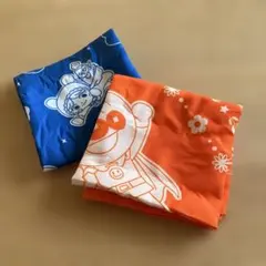 アンパンマン ハンカチセット オレンジ 青