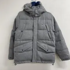 adidas 美品グレー ダウンジャケット XS ハ33