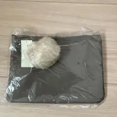 earth music & ecology グレー クラッチバッグ