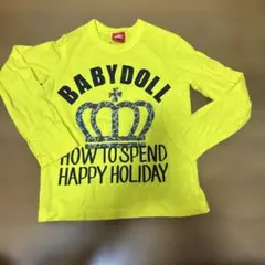 ベビードール　ロンT 長袖カットソー　120センチ
