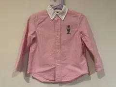 POLO ラルフローレン ピンク 長袖シャツ ボロベア 100cm