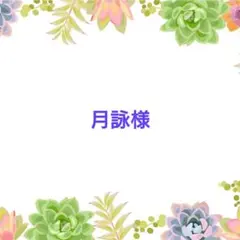 月詠様 リクエスト 2点 まとめ商品