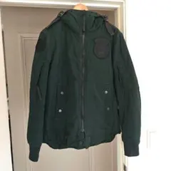 G-STAR RAW ミリタリージャケット フード付き ダークグリーンのサムネイル
