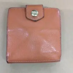 ま*ん様 イルビゾンテ　レザー 二つ折り財布