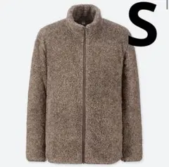 ユニクロ　ファーリーフリースフルジップジャケット　ブラウン