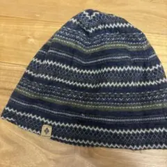 mont-bell 幾何学模様 ニット帽 S/M