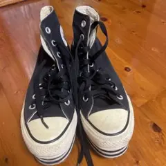 Converse All Star ブラック スニーカー厚底