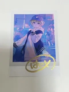 轟はじめ はじめの日記念 直筆サイン入りチェキ風ブロマイドカード