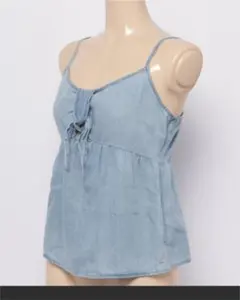 新品　Guess トレンド　デニムキャミ　　淡めインディゴ　キャミソール　Y2Kのサムネイル