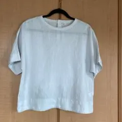 無印良品 麻100% カットソー シャツ ブラウス リネン ナチュラル