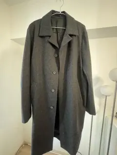 GLOBAL WORK ロングコート グレー