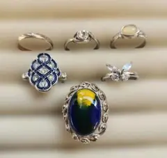 10〜14号 ビンテージリング6点まとめ売り