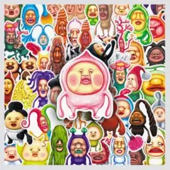 こびとづかん ステッカー シール 50枚 キャラクター B ①