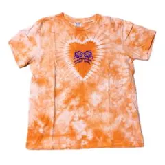 タイダイ　Tシャツ　オレンジ　古着