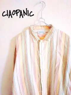 D221796 CIAOPANIC ストライプ長袖シャツ