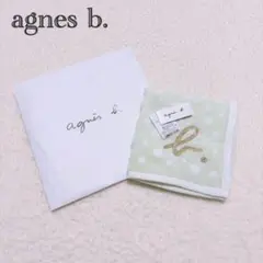 【アニエスベー agnès b.】タオルハンカチ ロゴ レディース ギフトのサムネイル